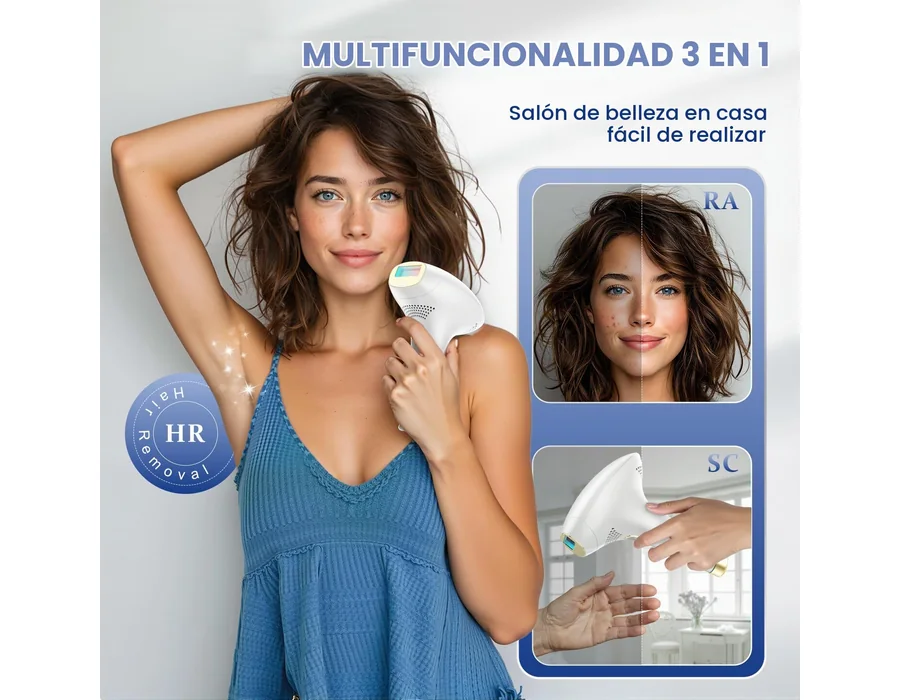 Depiladora Laser, Indolora IPL con Refrigeración, Depiladora Luz Pulsada foto 3