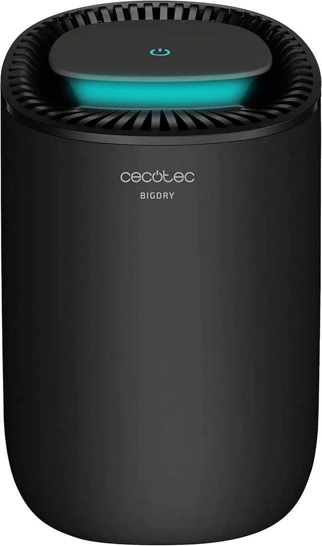 Cecotec Deshumidificador Eléctrico Silencioso BigDry 2000 Light Black. 23W, Bajo Consumo, 300 ml/día, Depósito extraíble de 0,6 litros, Cobertura hasta 15m2, Negro foto 3