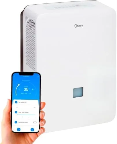 Midea 50L Deshumidificador Industrial con App/WiFi foto 2