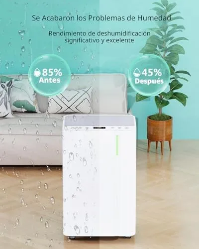 TOIOVCU Deshumidificador 20L/día con Compresor foto 3