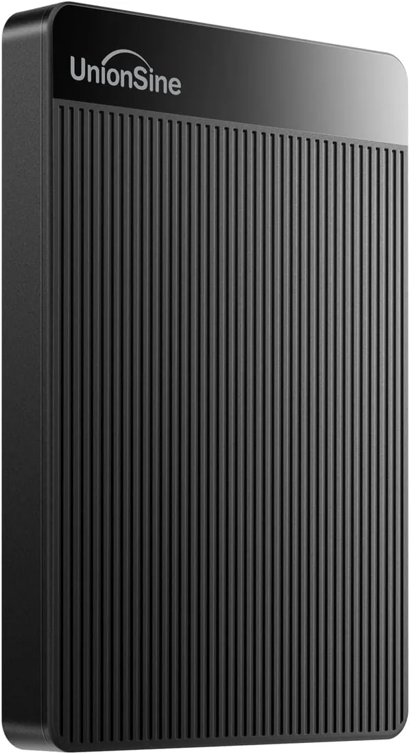 UnionSine Disco Duro Externo 500GB 2.5" USB3.0 Ultra Slim Portátil HDD | Almacenamiento para PC, Mac, MacBook, Chromebook, Xbox, PS4 (Color Negro) foto 3