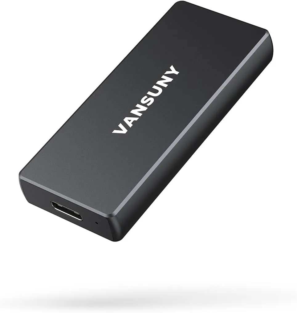 Vansuny SSD Externo 250GB Disco Duro Sólido Externo 250GB Portable SSD Alta Velocidad de Lectura de 500 MB/s