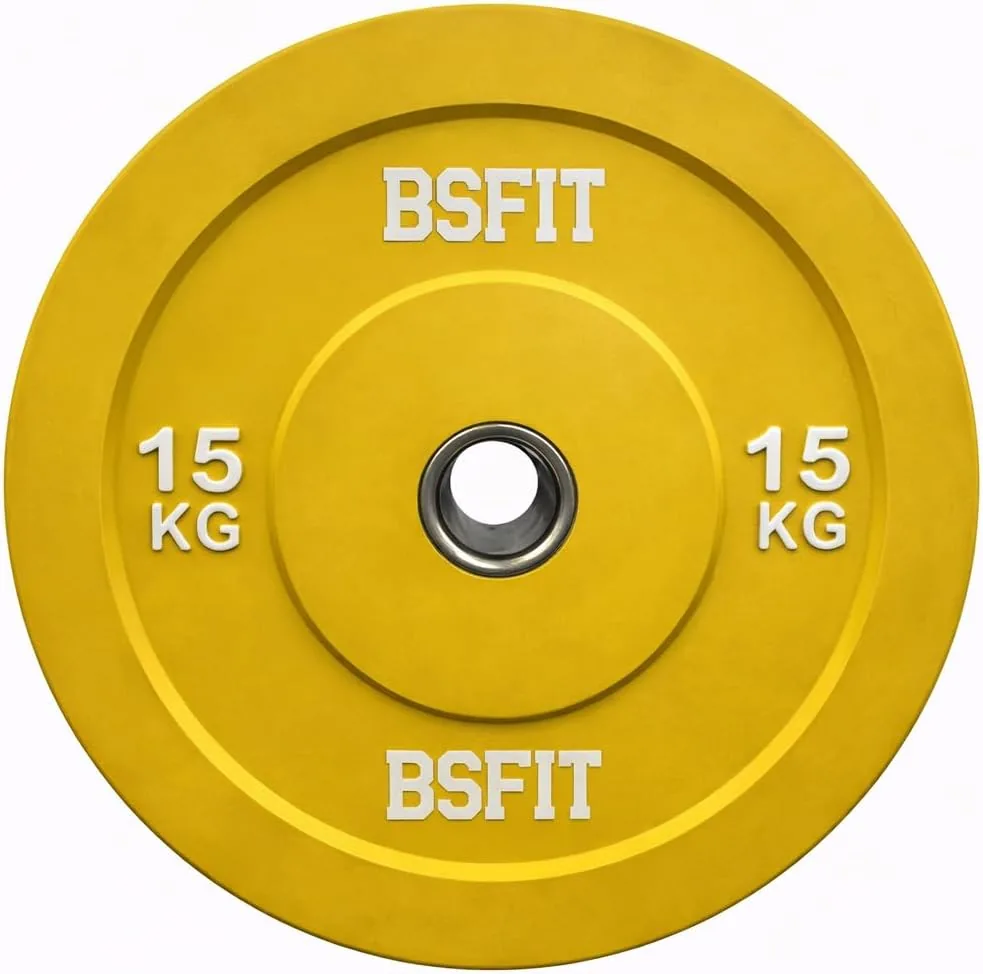 disco de 5 kg a 20 kg pesas duraderos de caucho, discos olimpicos 20 kg, calidad premiun centro de acero orificio olimpico de 50mm / disco bumper/discos olimpicos 50mm