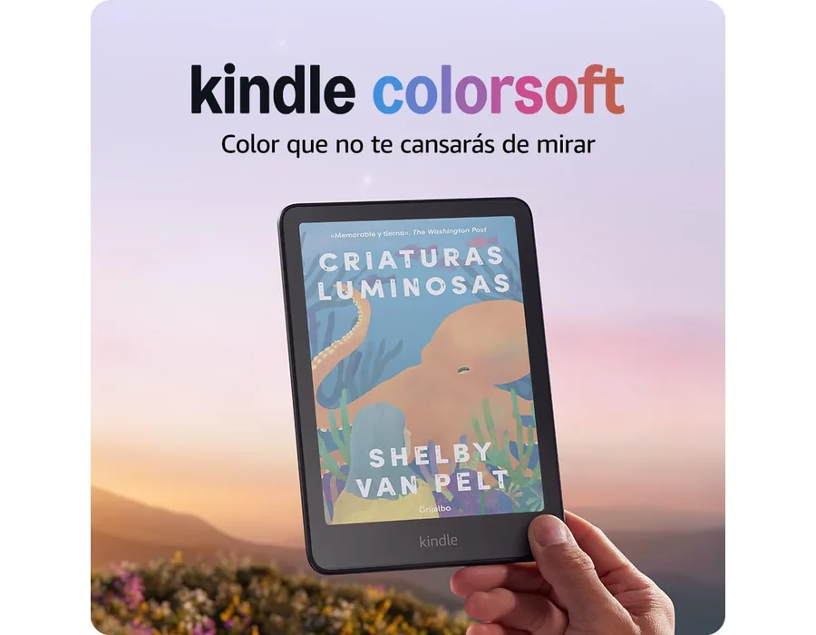 Amazon Kindle Colorsoft (última generación) | pantalla a color y luz cálida ajustable | 16 GB
