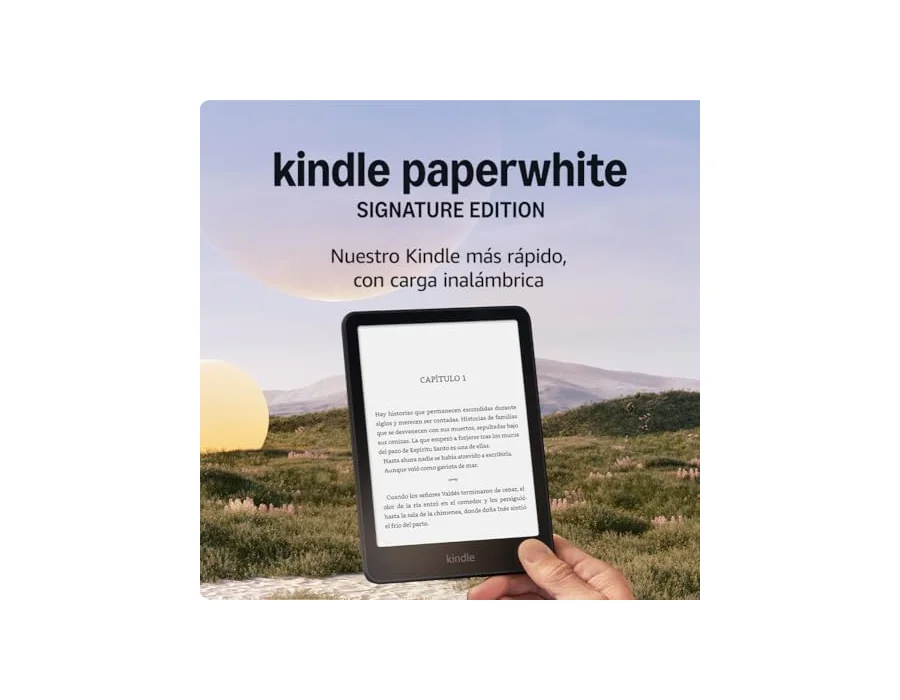 Amazon Kindle Paperwhite Signature Edition (última generación) | Nuestro Kindle más rápido, con luz frontal autorregulable, carga inalámbrica y semanas de batería | 32 GB | Negro m foto 3