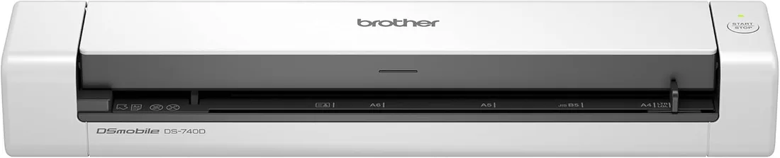 Brother DS740D- Escáner portátil a Doble Cara de Documentos A4 Color