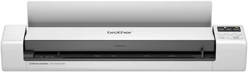 Brother DS940DW. Escáner portátil de documentos A4 a doble cara en color, con WiFi, batería y tarjeta microSD (no incluida)