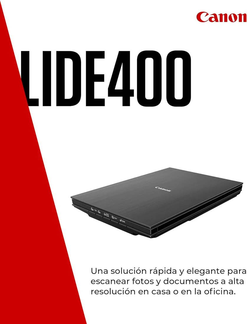 Canon LiDE 400 Escáner Plano A4 | Escaneo 48-bit | Conexión USB-C foto 2
