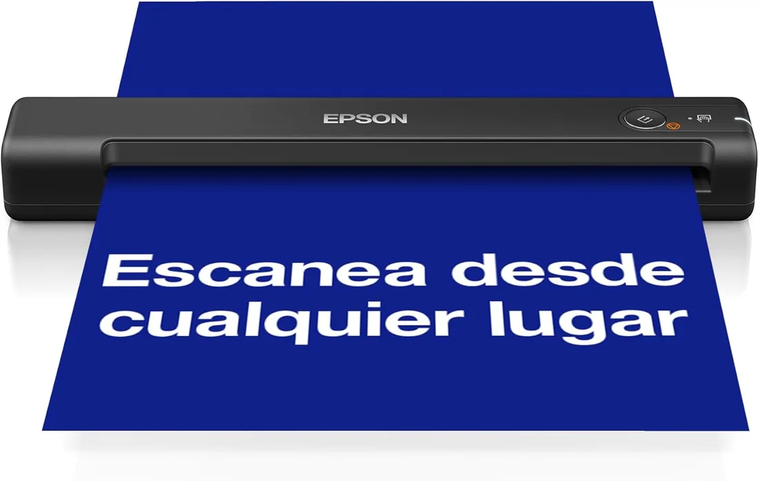 Escáner móvil rápido Workforce ES-50 A4 con tecnología Epson ScanSmart y sin Tiempo de Encendido