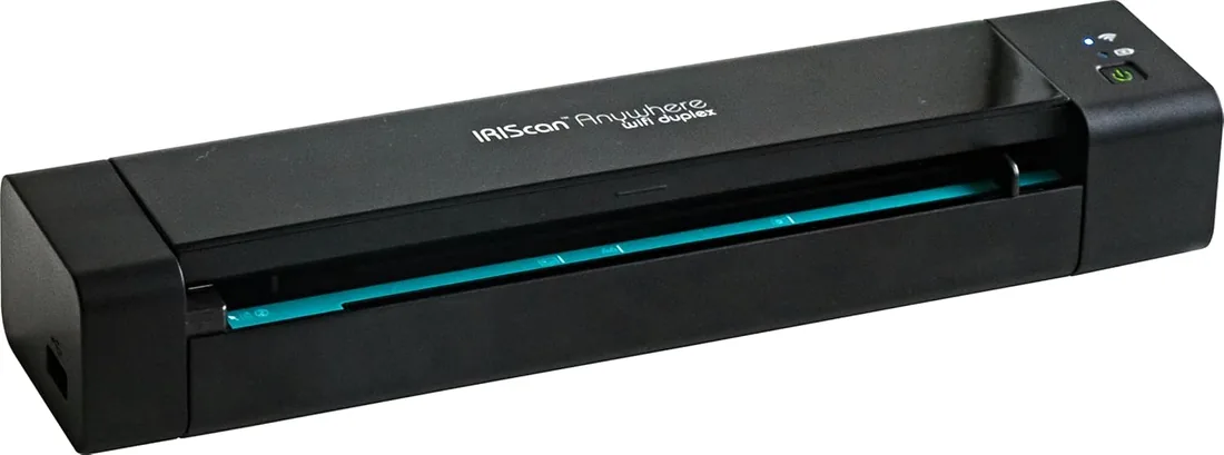 IRIScan Anywhere Escáner Portátil V6pro 15PPM Dúplex WiFi - Batería, Editor PDF, USB, Escaneo a Word, XLS, Tarjetas de Visita a Outlook, Fotos, Recibos - WinMac