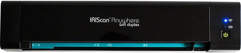IRIScan Anywhere Escáner Portátil V6pro 15PPM Dúplex WiFi - Batería, Editor PDF, USB, Escaneo a Word, XLS, Tarjetas de Visita a Outlook, Fotos, Recibos - WinMac foto 2