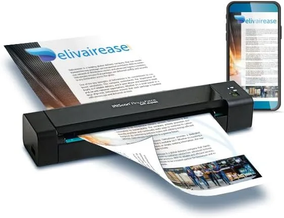 IRIScan Anywhere Escáner Portátil V6pro 15PPM Dúplex WiFi - Batería, Editor PDF, USB, Escaneo a Word, XLS, Tarjetas de Visita a Outlook, Fotos, Recibos - WinMac foto 3