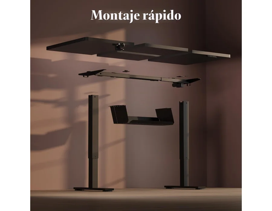 FLEXISPOT Escritorio Elevable Eléctrico 180x80cm, Mesa Escritorio Elevable, Standing Desk Regulable con Memoria, Sistema Anticolisión, Carga 100KG, Mesa Oficina para Casa, Teletrab — Ref. 17SP foto 2