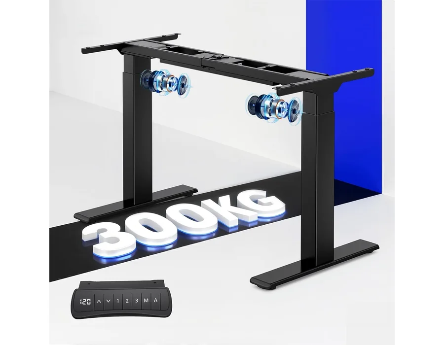 FLEXISPOT Escritorio Elevable Eléctrico con 2 Motores, Carga de 300 kg