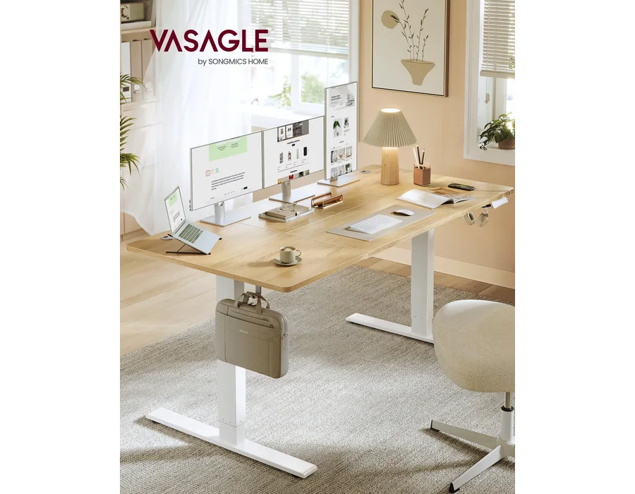 VASAGLE Escritorio Elevable Eléctrico, Ajustable en Altura, 180 cm foto 2