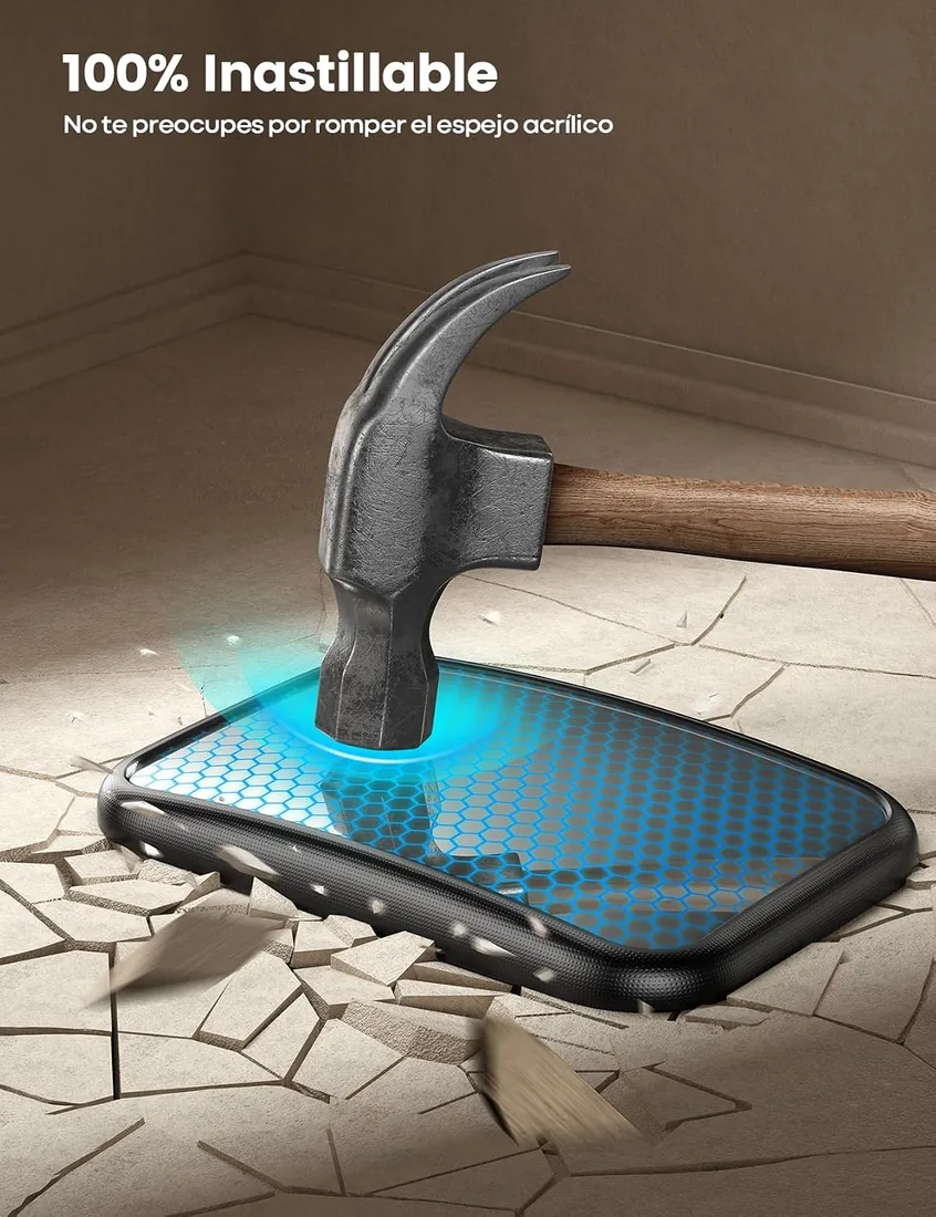 Lamicall Espejo Coche Bebé Asiento Trasero - [Gancho Triangular Estable] | 100% Inastillable, 360° Rotación y 45° Inclinación, 175° Espejo Superclaro Convexo, Fácil Instalación, Espejo Coche Bebé foto 2
