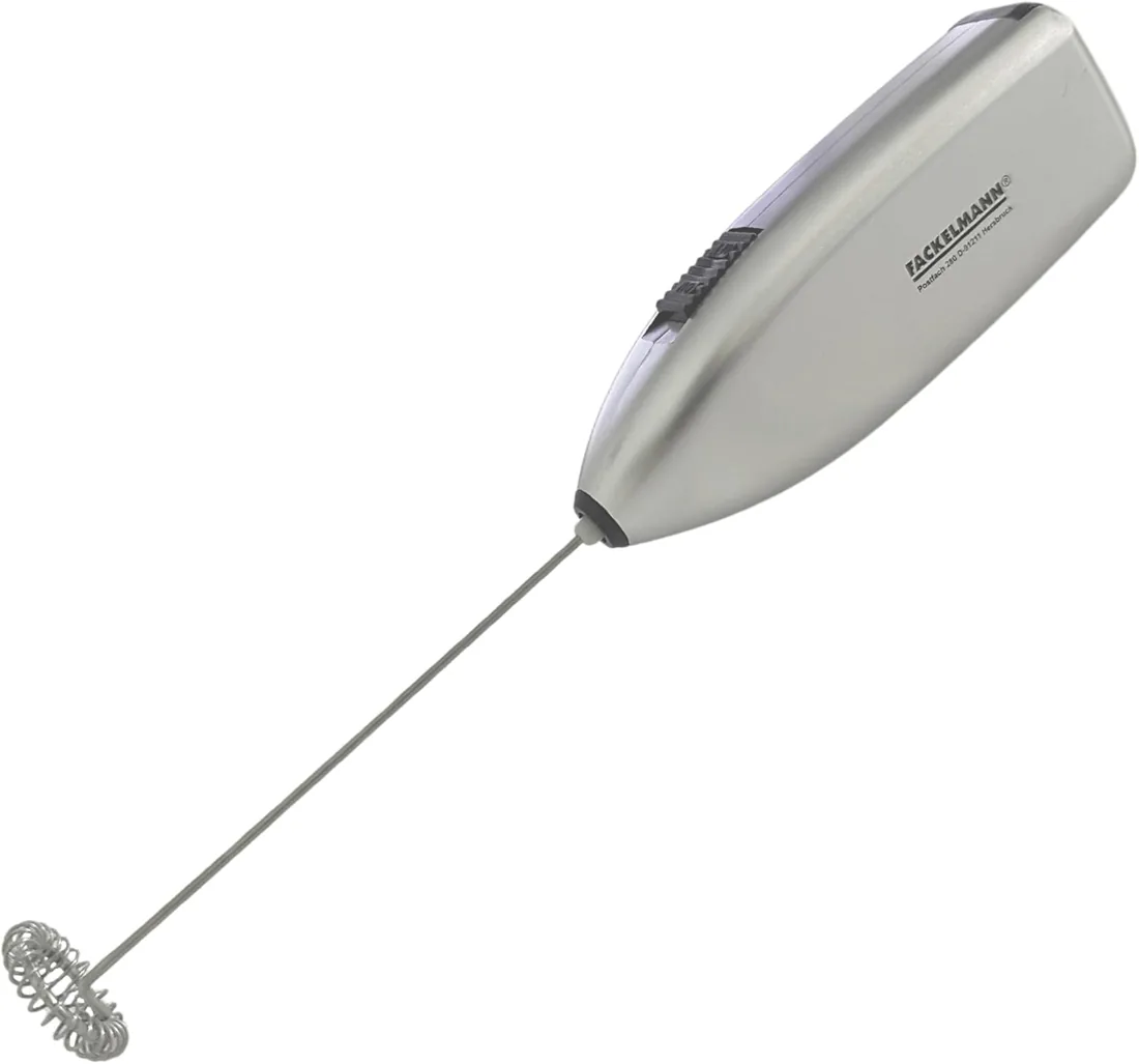 Fackelmann Espumador de Leche, Batidor de Leche Espuma Electrico 13.500 RPM para Capuccino, Té Matcha, Mini Batidor, Milk Frother, Batidor Leche Sin Cables, Mini Batidora Portatil, Batidor Matcha