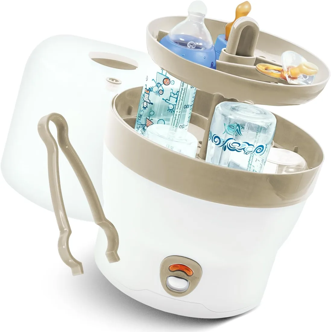 Hartig + Helling 98923 - Esterilizador de biberón, color blanco