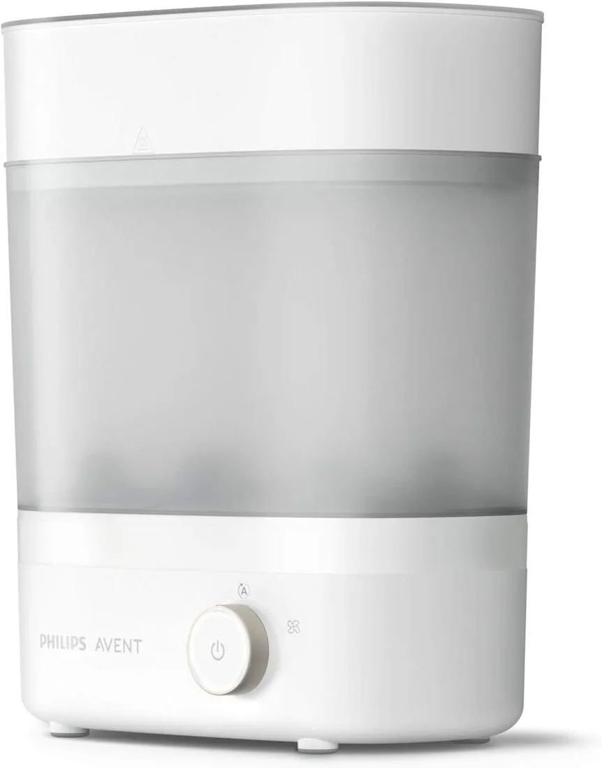 Philips Avent esterilizador y secador de biberones de alta calidad, elimina el 99,9% de las bacterias, sin productos químicos, capacidad para 6 biberones/tetinas/accesorios, modelo SCF293/00