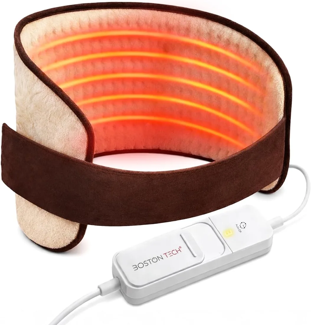 Almohadilla Térmica Eléctrica WarmFlex | Suave Microfibra 29x69 cm | Calentamiento Rápido | Alivio del Dolor | 3 Niveles de Temperatura | Display Iluminado | Lavable a Máquina + Cinturón Ajustable foto 2