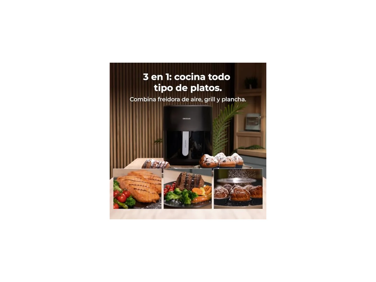 Cecotec Cecofry&Grill Duoheat 6500 foto 3
