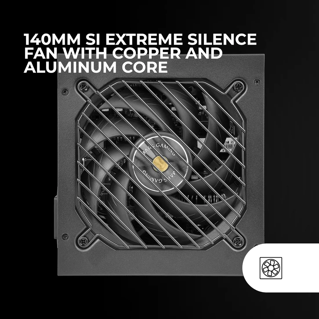 Mars Gaming MPB750SIM, Fuente Alimentación Full Modular ATX 750W, 7 Años Garantía, 80Plus Bronze 230V EU, 90% Eficiencia, Ventilador SI Extreme Silence 140mm, Tecnologías AI2-RPM, DC-DC y SMD, Negro foto 3