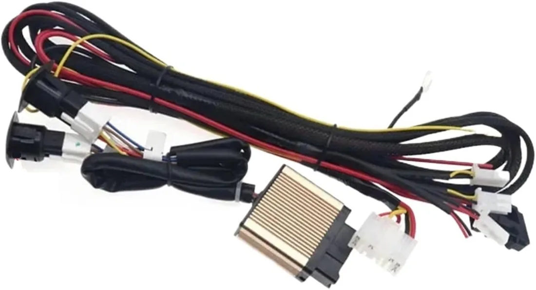 2 asientos, 4 almohadillas, 3 niveles, 12V, funda de asiento con calefacción automática, cojín calentador invierno, calefactables for coche, fibra carbono Universal(Only 1 Switch Kit)