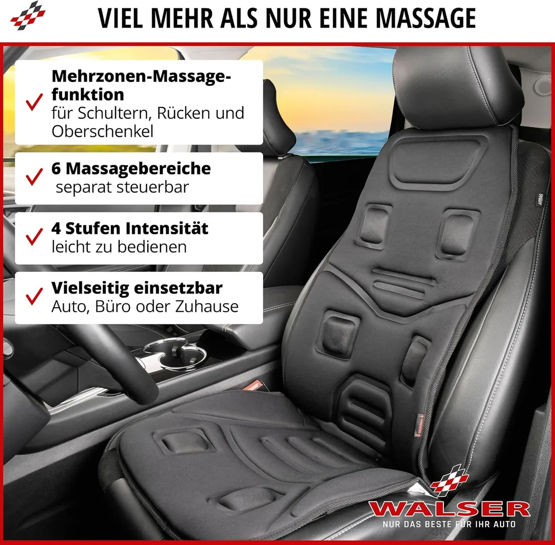 Walser Funda de Asiento Relax Drive con 5 Programas de Masaje foto 2