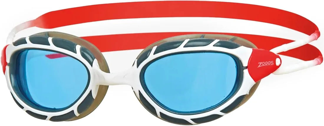 Zoggs Predator Gafas de Natación para Hombre y Mujer – Gafas de Piscina para Adulto Con Lentes UV, Antivaho – Correas Deslizantes de Fácil Ajuste