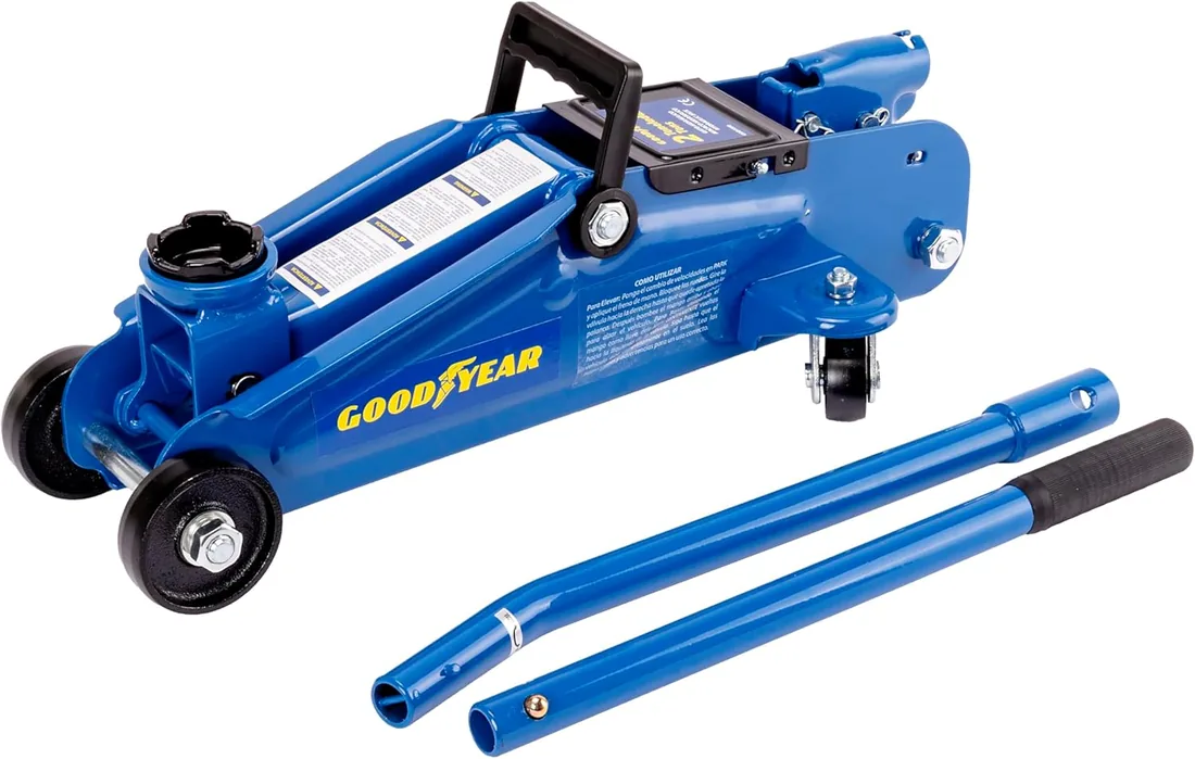 Goodyear GOD1000 Gato Hidráulico, 2 Toneladas Carretilla