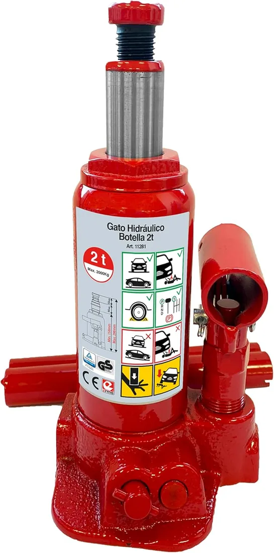 RD9 GATO HIDRAULICO BOTELLA 2Tn