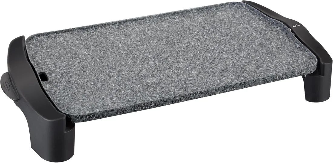 JATA GR558 - Plancha de Asar Eléctrica 2500W 50x28 cm, Grill Eléctrico Antiadherente Granite, Resistencia Magic, Libre PFOA, Cocina Saludable, Fabricación Española