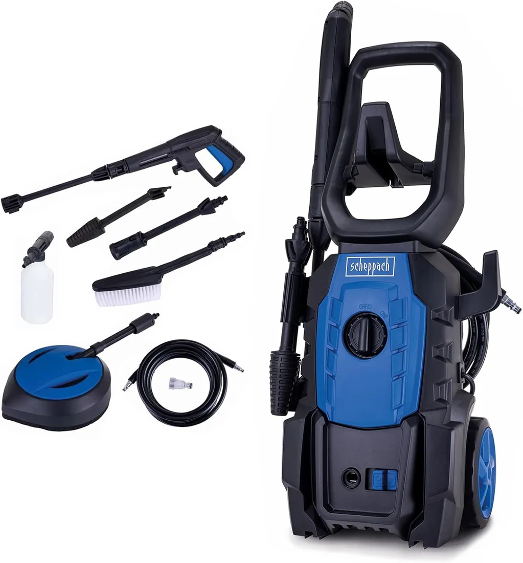 Scheppach HPC1600-Kit Hidrolimpiadora con Accesorios