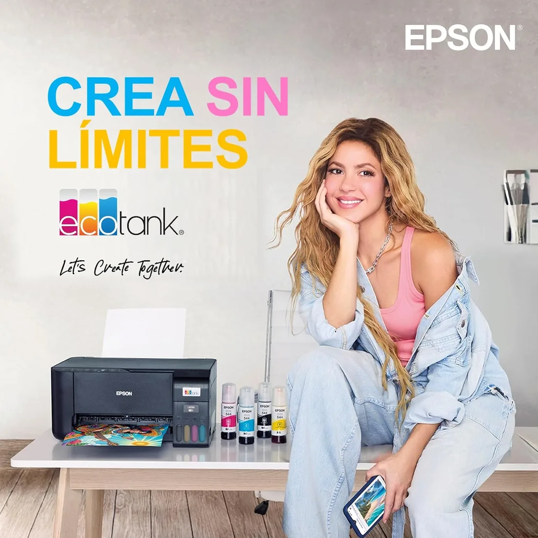 Epson Impresora multifunción EcoTank ET-2870 A4 con depósito de Tinta, conexión Wi-Fi y hasta 3 años de Tinta incluida foto 3