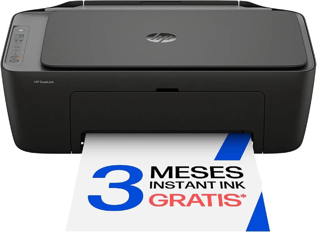 HP DeskJet 2920, Impresora Multifunción de Inyección de Tinta a Color | Wi-Fi de Doble Banda, Panel LCD, HP Smart App, Impresión, Copia y Escaneo, 3 Meses de Instant Ink incluidos, Negro