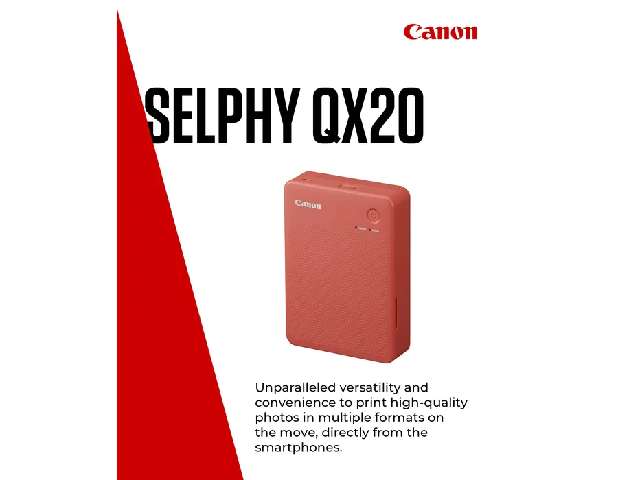 Canon SELPHY QX20 Impresora de Viaje Mini Foto Teléfono 100 Años foto 2