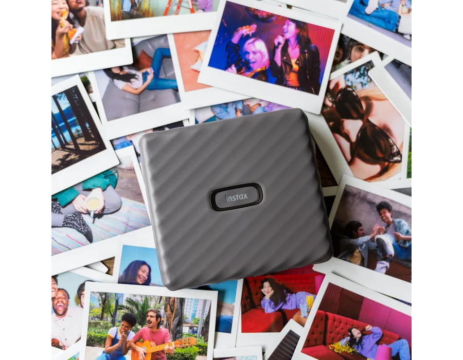 instax Link Wide Impresora para teléfonos, Color Gris Moka foto 3