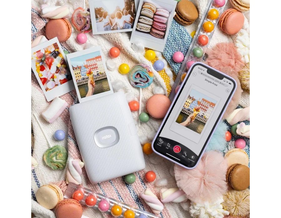 instax Mini LINK2 Clay White, Impresora para teléfonos, Blanca foto 3