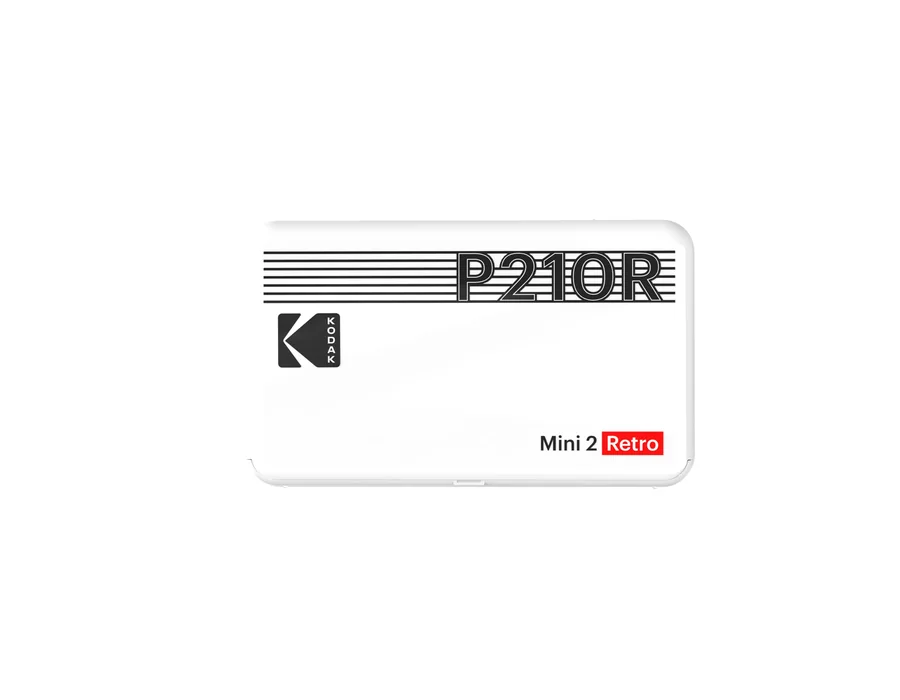 KODAK Mini 2 Retro Navidad Regalos 4Pass, Impresora Fotográfica + 38 Fotos, Fotos Instantáneas Tamaño 54X86mm, Conexión Inalámbrica Bluetooth - Blanco foto 2