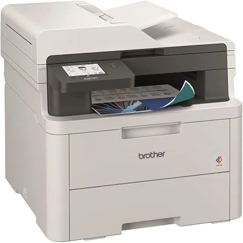 Brother DCPL3560CDW, Impresora multifunción láser LED Color WiFi con alimentador de Documentos de 50 Hojas e impresión automática a Doble Cara