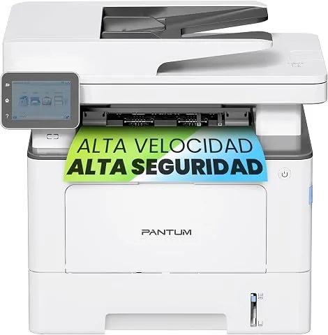 PANTUM BM5220ADW Impresora Multifunción Láser Profesional para Oficina, Monocromo 3 en 1 (Imprimir/Copiar/Escanear), 42ppm, DADF Dúplex 50 Hojas, Impresión/Escaneo Dúplex Automático, WiFi, Red y USB