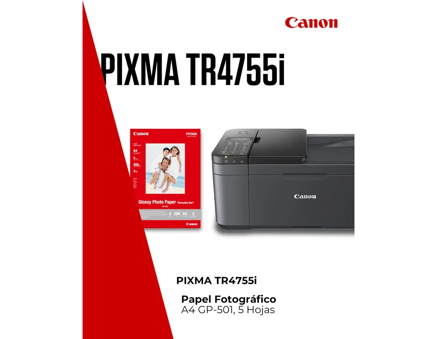 Canon PIXMA TR4755i Impresora Multifunción Wi-Fi | Inyección de Tinta foto 2