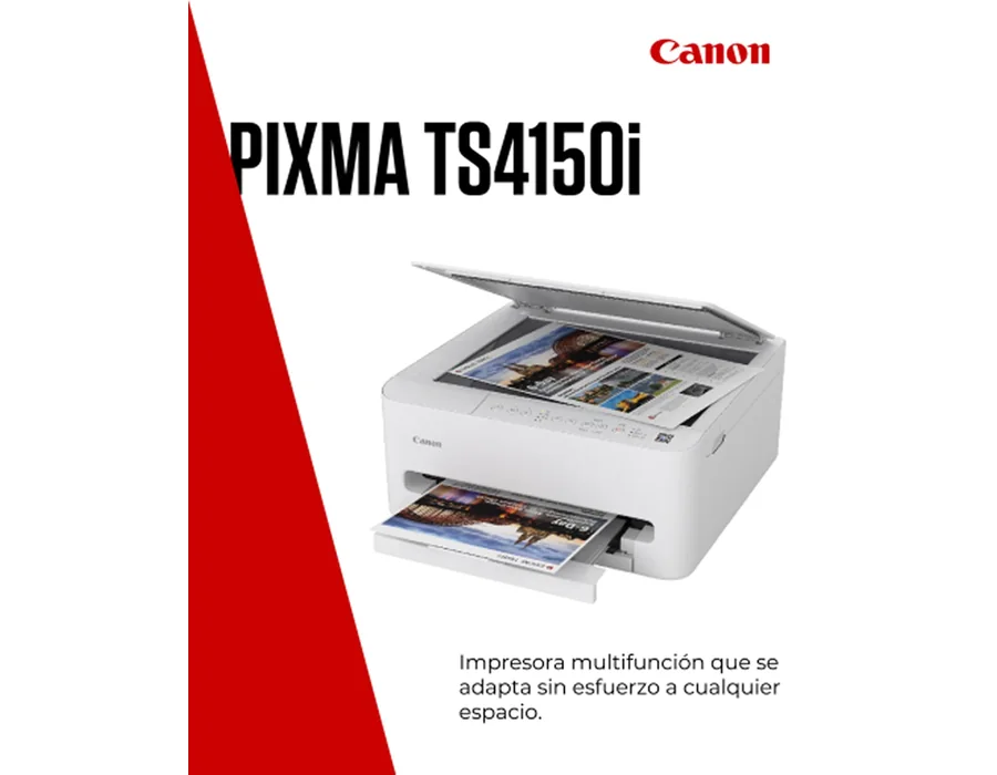 Canon PIXMA TS4150i Impresora Multifunción Inyección Tinta WiFi A4 foto 2