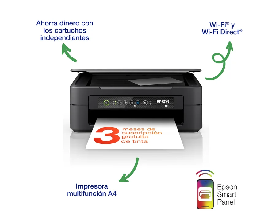 Epson Impresora de inyección de Tinta multifunción Expression XP-2200 A4 con conectividad inalámbrica y 3 Meses Gratis de suscripción ReadyPrint Flex* — Ref. 57PN foto 2