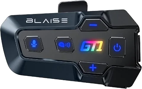 BLAISE GT Intercomunicador Casco Moto, 2 Vías Intercomunicador Moto 1000m | Reducción de Ruido DSP/CV foto 3