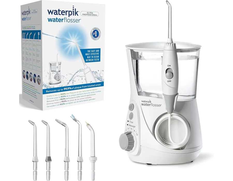 Waterpik Ultra Professional, Irrigador Dental de Sobremesa, Blanco