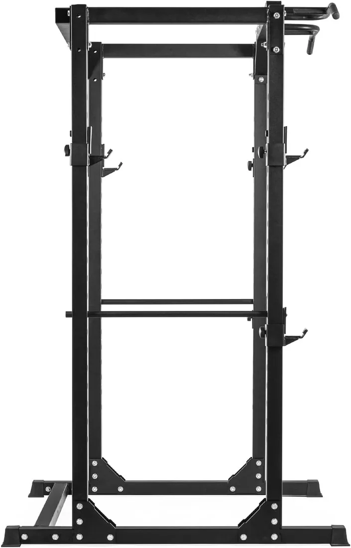 Dione - Squat Rack - Estructura de acero de 60 x 60 mm - Fitness Power Rack Jaula - Barra de dominadas - Soporta hasta 250 kg foto 3