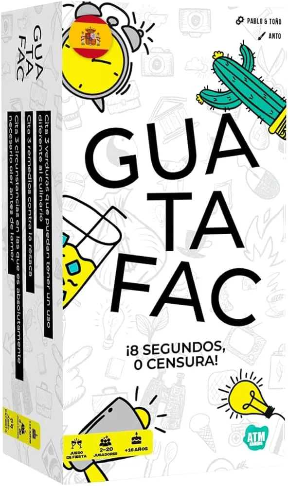 ATM Gaming Guatafac – Juegos de Mesa Adultos - Juego de Cartas Divertido para Fiestas y Previas - Más de 1 Millón de Jugadores - Español foto 3