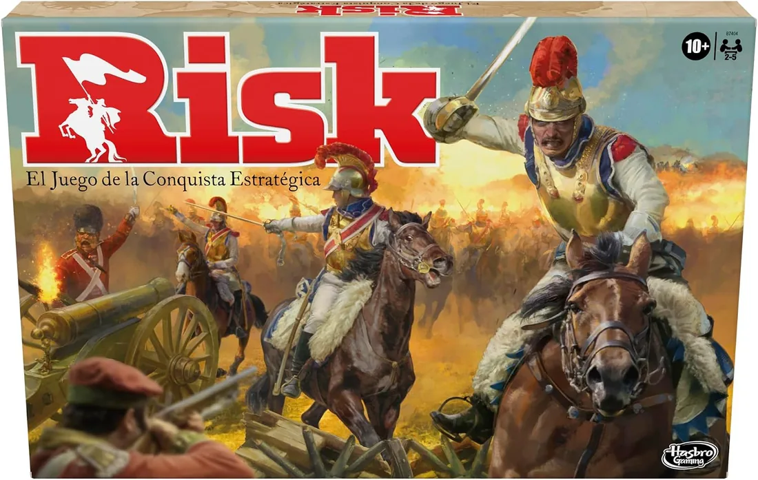 Hasbro Gaming, Risk: El Juego de la Conquista Estrátegica, Ejército de Juguete, Tablero Mundial, 42 Territorios, 6 Continentes, Estrategia, Juegos para Fiestas, Regalo Multijugador, Acción y Aventura foto 2
