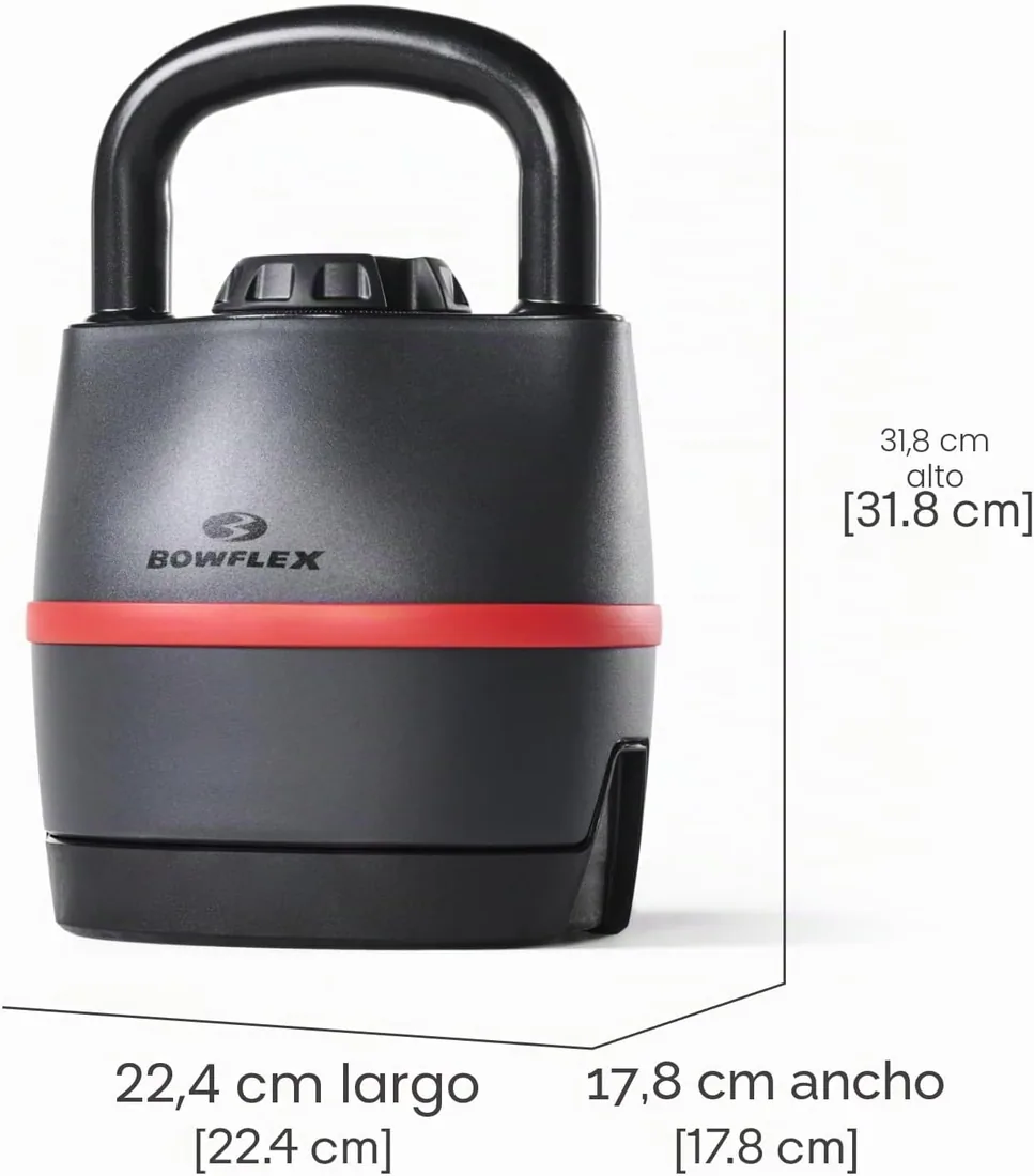 Bowflex SelectTech Serie de Pesos Ajustables – Sistema Compacto de Mancuernas y Kettlebell 52, 90, 552i, 1090i y 840 para Entrenamiento de Fuerza en Casa foto 2